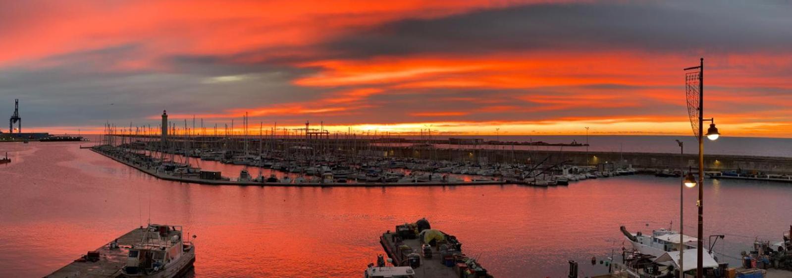 "Luigi" Balcon Sur La Mer Et Le Port De Sete Luaran gambar